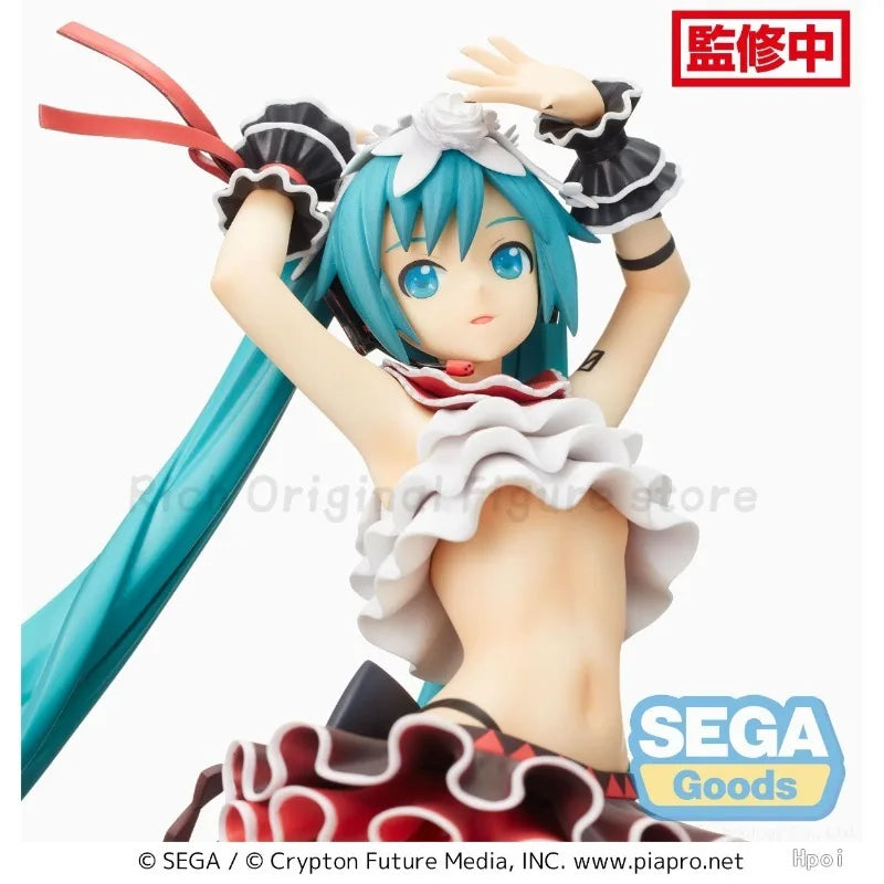 【In stock】 Original SEGA SPM Project DIVA Mega 39's Hatsune Miku Erxi Walking Anime Figure Model Toy
