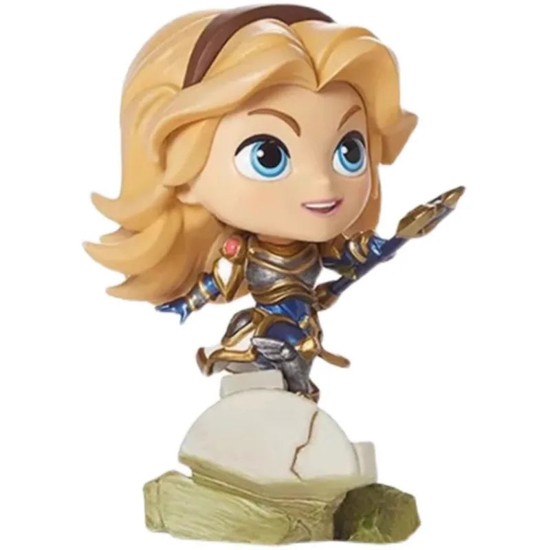 Original LOL League of Legends Radiant Girl Lux Figure Q Version Animation Action Figure Collection Ornament Model Toy Gift