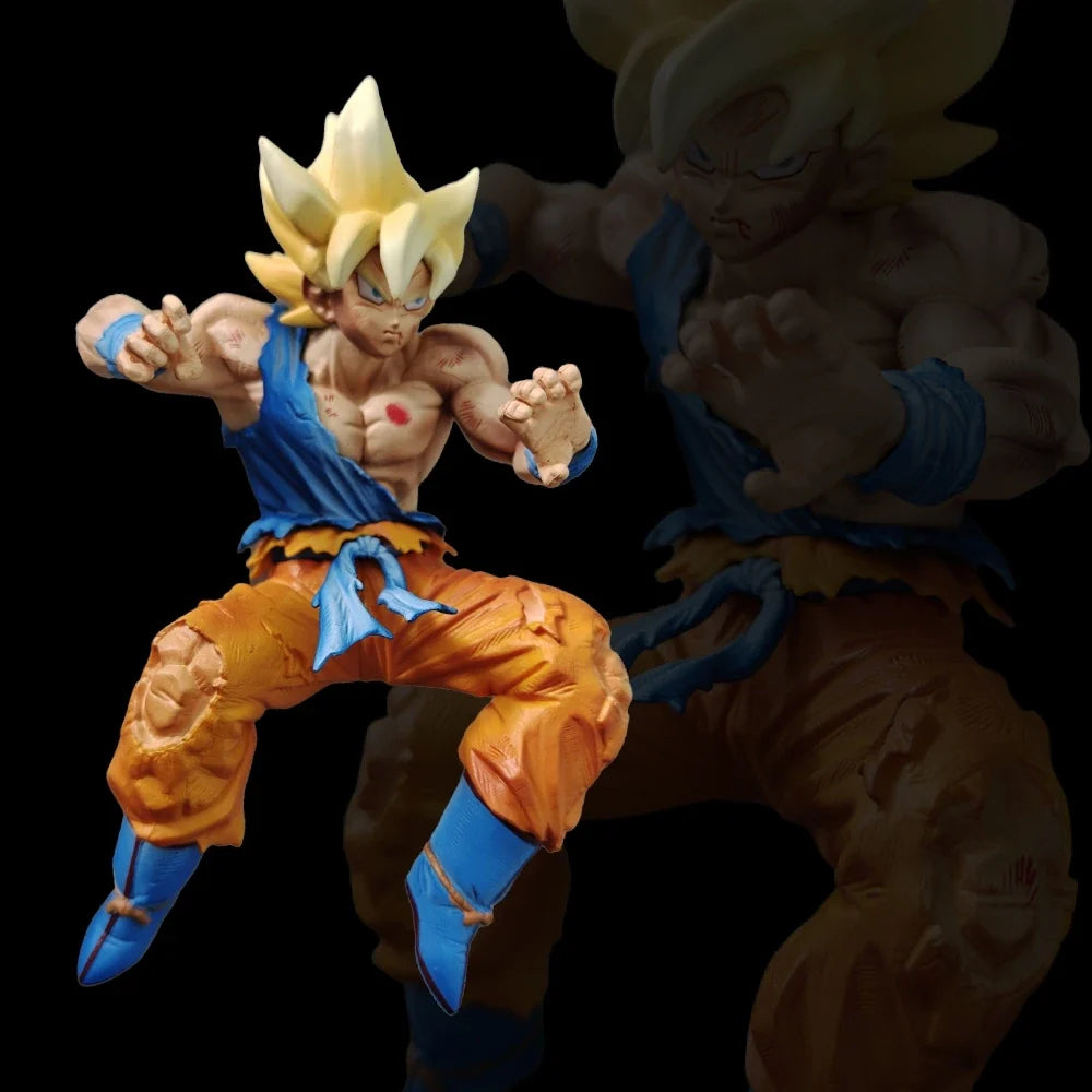 Hot Dragon Ball Son Goku Super Saiyan Anime Figure 22cm Goku DBZ Action Figure Model Gifts Collectible Figurines for Kids