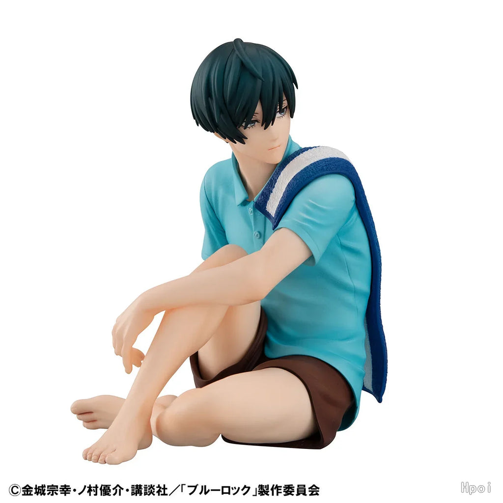 ！！In Stock Original MegaHouse GEM Series BLUELOCK Rin Itoshi 8cm Anime Model Pvc Figure Ornaments