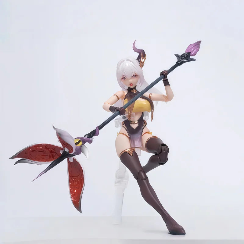 Eiifox Bearpanda Hua Xia Action Figure Collectible Gods And Ghosts Series Painted Skin Articulated Model Anime Merch Toy Gift