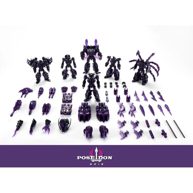 TFC Transformation Transparent Purple Limited Edition Piranacon 6-in-1 50cm Super Large Figures Model Toy Collection Gift