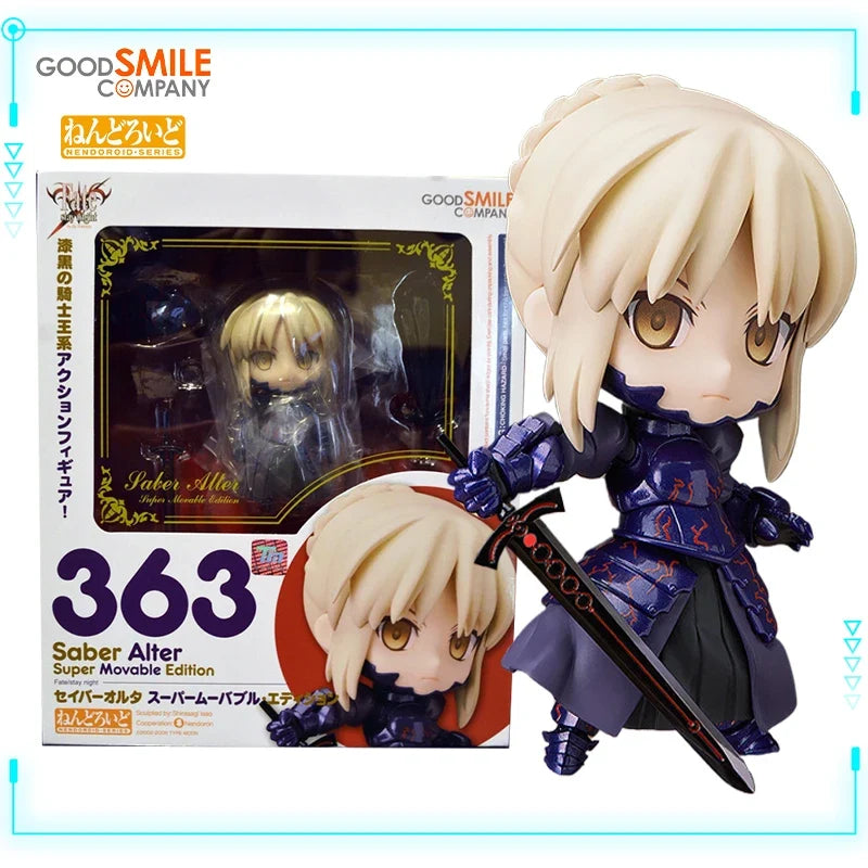 GSC Original Genuine Fate/Stay Night Altria Pendragon Nendoroid 363 Saber Alter Super Movable Edition 10cm Model Action Figures