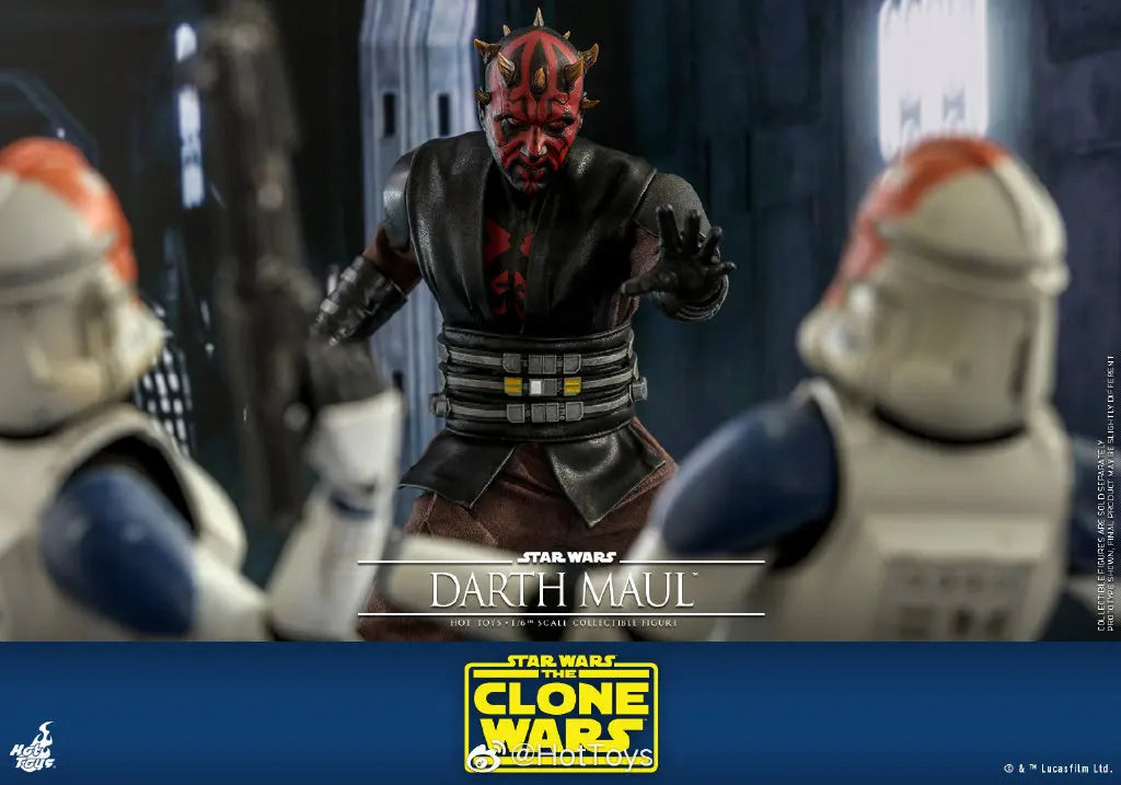 In Stock HotToys TMS024 Star Wars Darth Maul 1/6 Soldier Doll Anime Action Figure Toy Gift Model Collection Hobbies