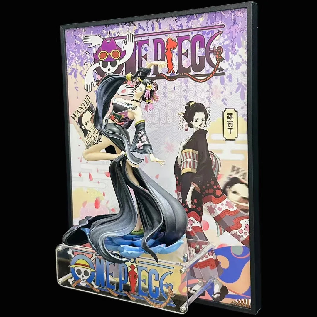 One Pieces Poster 3D Edward Newgate Anime Figure Art Poster Painting Wall Art Retro Posters Decorative Paintings For Home Gifts
