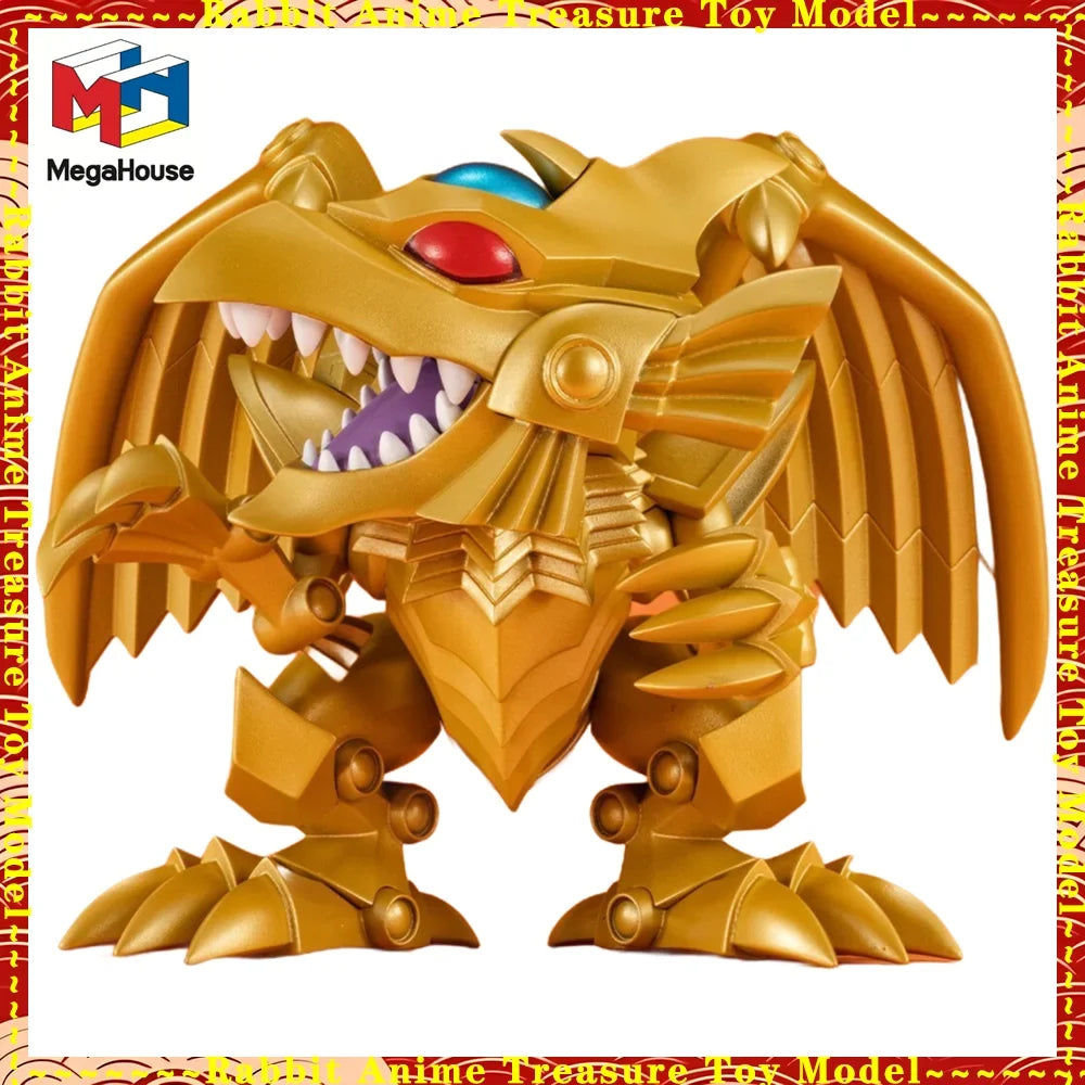 In Stock Original Genuine MegaHouse MEGATOON Yu-Gi-Oh Chibi Figure The Winged Dragon of Ra Collectible Toy