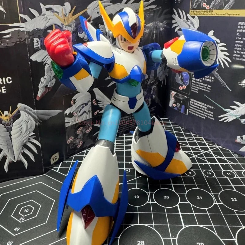 In Stock SS Model KP701 RockMan X Megaman X 5 Action Falcon Armor Figure Anime Mega Man Assembly Model Kit Boy's Surprise Gift