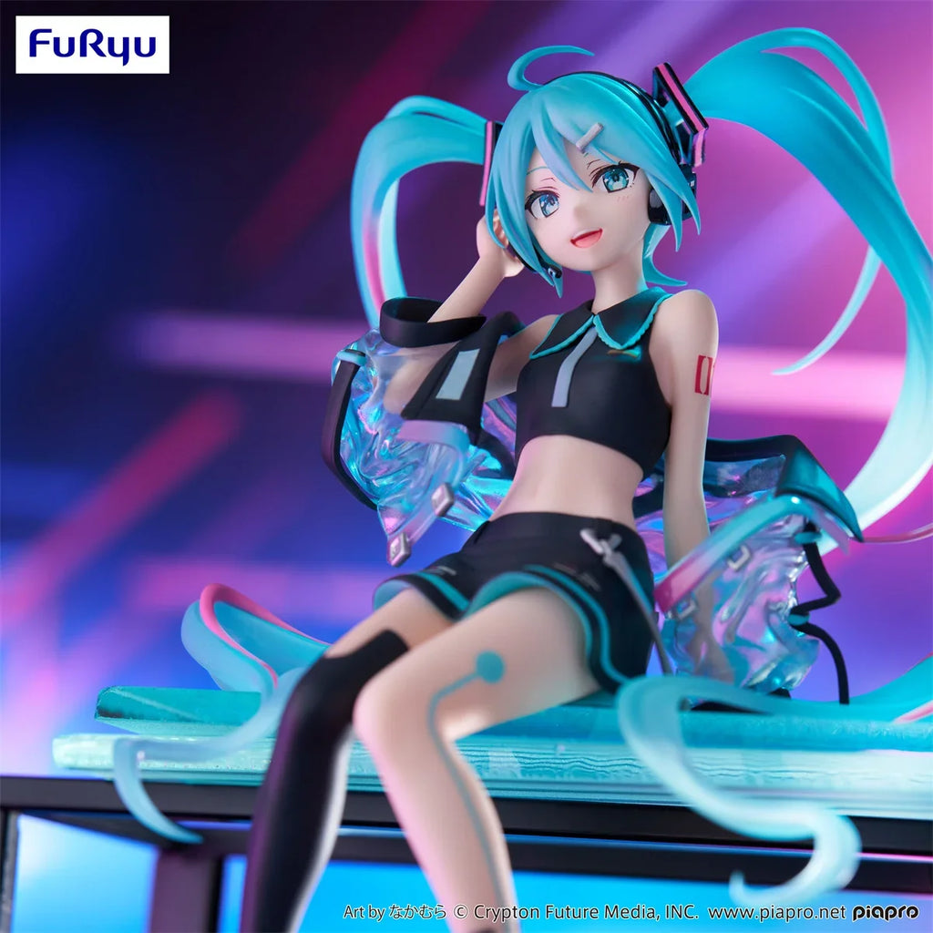 In Stock FuRyu Noodle Stopper Hatsune Miku -Neon Cyber Ver.- PVC 16CM Anime Action Figures Model Collection Toy