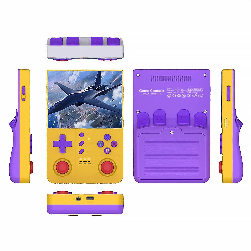 BOYHOM R40XXPROMAX Retro Handheld with ARKOS2.0, 4.2" HD IPS Screen, 4500mAh, WiFi - Portable Classic Gaming Best Gift