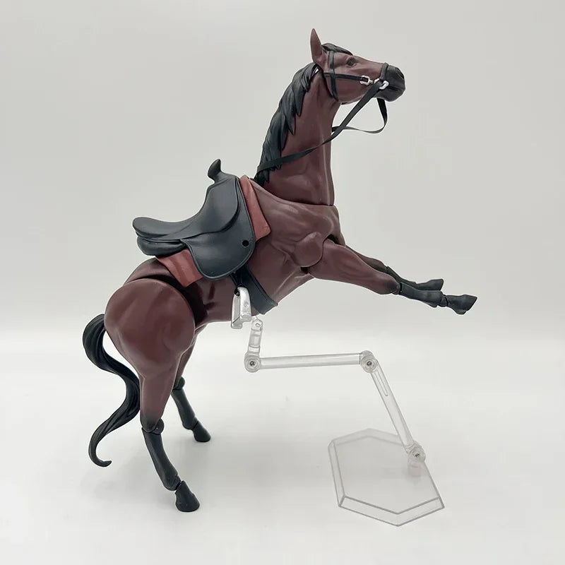 16cm #490 Figma Anime Figure Figma Horse ver.2 White/Brown/Chestnut Action Figure Max Factory Collectible Model Doll Toys Gifts