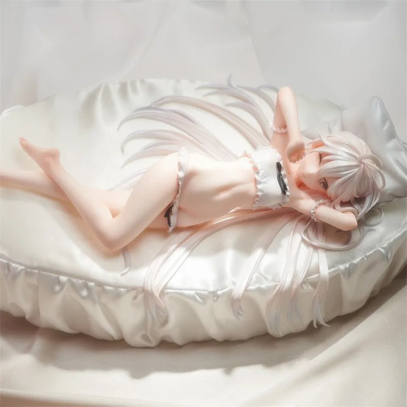 Ssr Figure  1/7 Scale Kasugano Sora From 'The White Haired Girl Who Gets Up' Waking Up Sauce Painting Forest Action Figure Toy