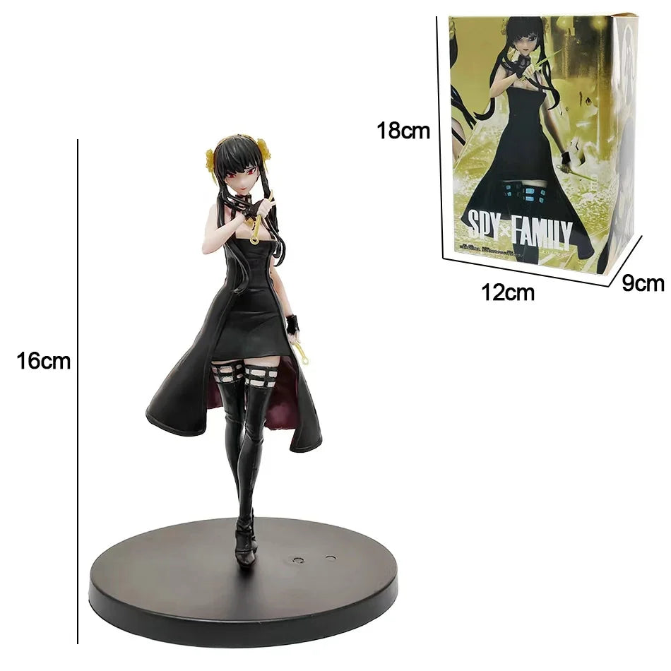 SPY×FAMILY Anime Figure Kawai Anya Forger Yor Forger Action Figures Standing Figurine Collectible Model Doll Toys Christmas gift