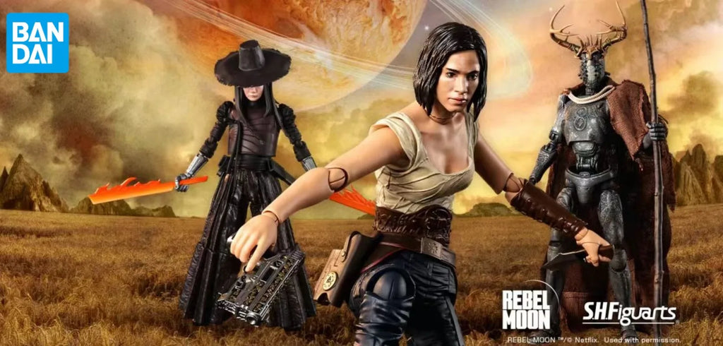 Bandai S.H.Figuarts Rebel Moon Kora Jimmy Nemesis Fire Vamp Actionfigur Modell Spielzeug Sammlerstück Geschenk