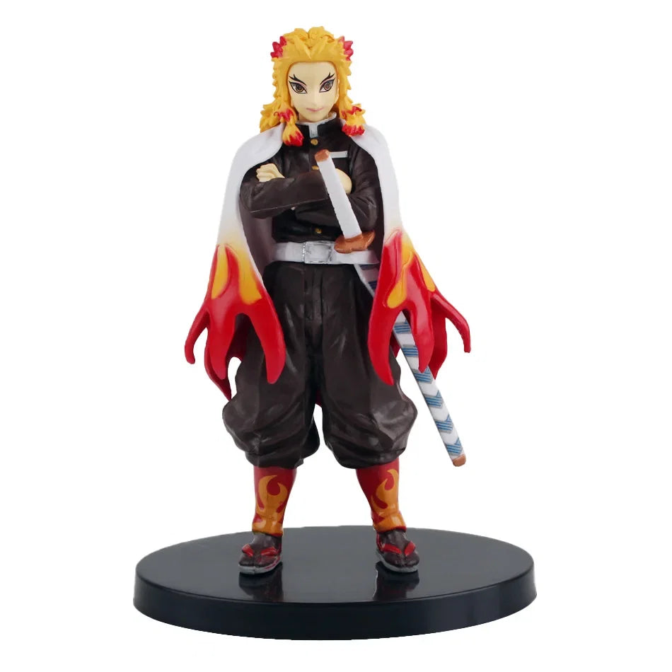 Anime Demon Slayer Kimetsu no Yaiba Figure 15cm Nezuko Tanjirou Mitsuri Shinobu Zenitsu Kyoujurou Action Figural Model Toy Gifts