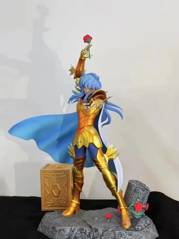 New In Stock Pvc  Saint Seiya Reward Gemini Saga Pisces Abrodi Athena Andromeda Instant Handpiece Gift
