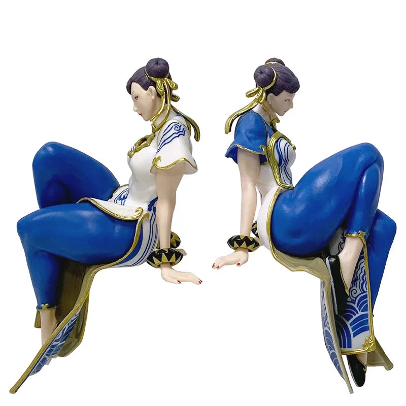 14cm Street Fighter 6 Chun Li Anime Figure Toys PVC Model Collection Doll Action Figurine For Decoration Gift