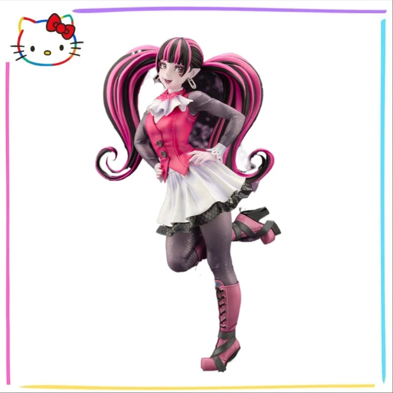 In Stock Original KOTOBUKIYA Beautiful Girl Statue Monster High Draculaura 26cm Animation Decoration Model 1/7 Doll  New Product