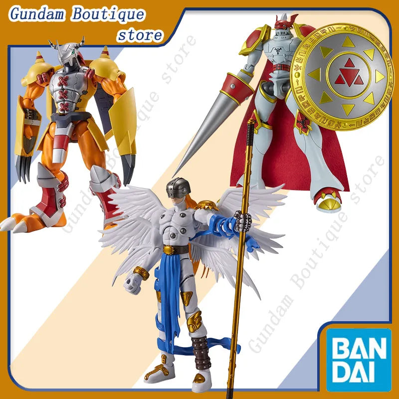 Bandai Genuine FRS Digimon Adventure Metal Garurumon War Greymon Omegamon X-Antibody Anime Action Figure Assembly Model Toy Gift