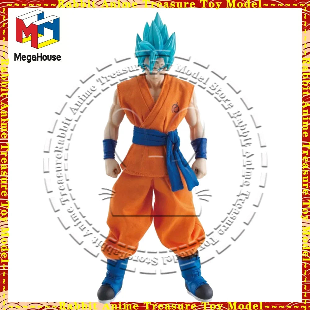In Stock Original Genuine MegaHouse Son GokuuPVC ABS Statue Figure Anime Collectible Dragon Ball Z Figurine Gift Display Toy