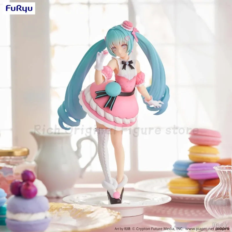 【In Stock】Original FuRyu SweetSweets Series Exc∞d Creative Figure Piapro Hatsune Miku - French Sandwich Cake - Anime