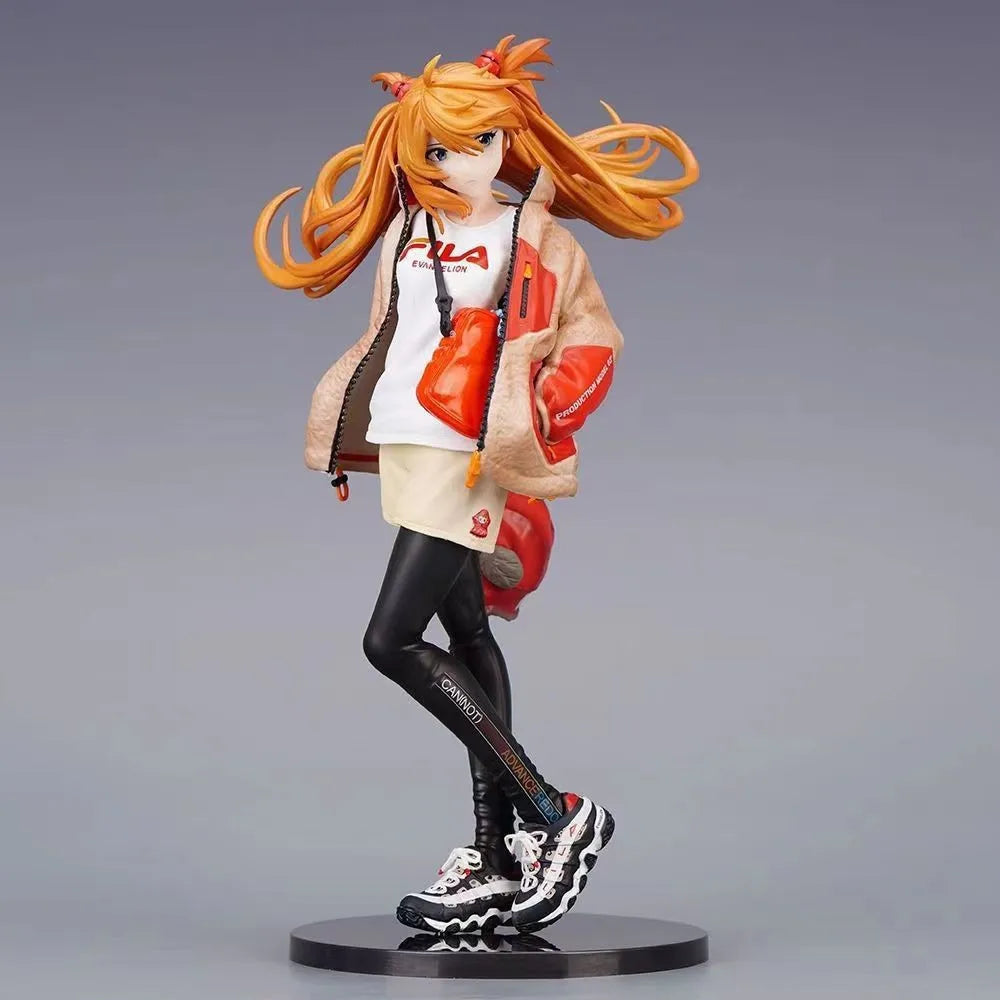 EVA Rei Asuka Figure Set Part 2 Anime Girl PVC Statue Collectible Model  Classic Characters Collectible Gift Anime Desktop Decor