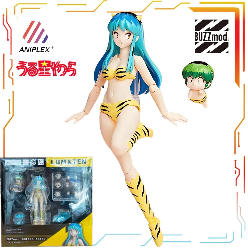 ANIPLEX+Original 1/12 Finished Exquisite Doll BUZZmod. Series Urusei Yatsura Anime Action Doll Toy Model Gift for Boys Festivals