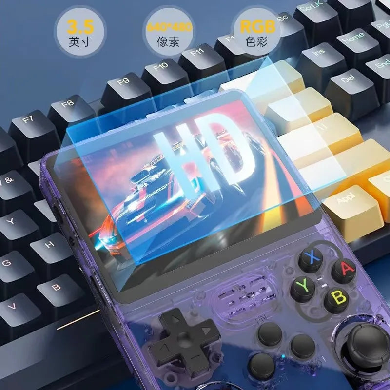 Upgrade The Open Source Handheld R36S Handheld Game Console PSP Classic GBA Portable Retro Arcade HD Big Screen.