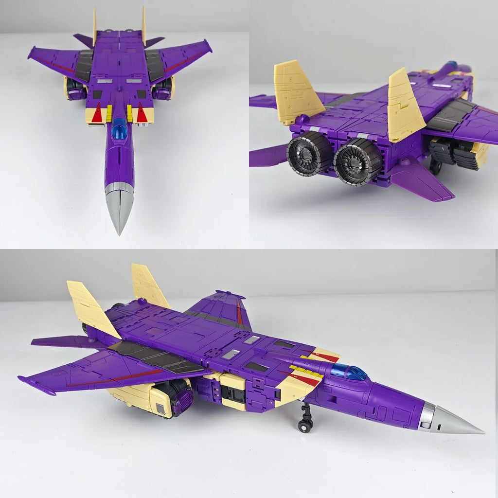 Transformation G1 DX9 D08 Gewalt 3.0 MP Scale Blitzwing Three Changes Aircraft Tank Model Action Figure Toys With Box