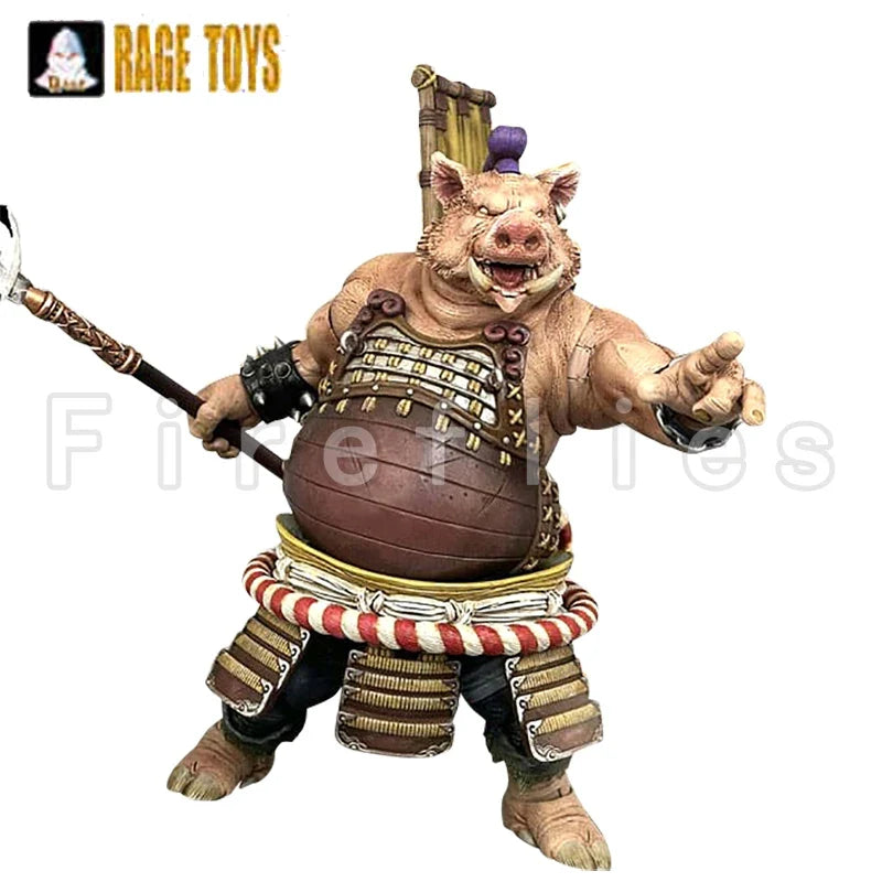 [Pre-Order]1/12 7inches Fury Toys Action Figure Wave 4 Rage Samurai Force Gullinbursti Anime Model  Toy