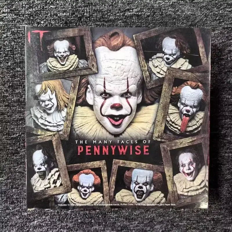 NECA IT Pennywise Deluxe Edition 7 Action Figures Ultimate Horror Collectible Model Desktop Ornament Surprise Gift Toys For Boy