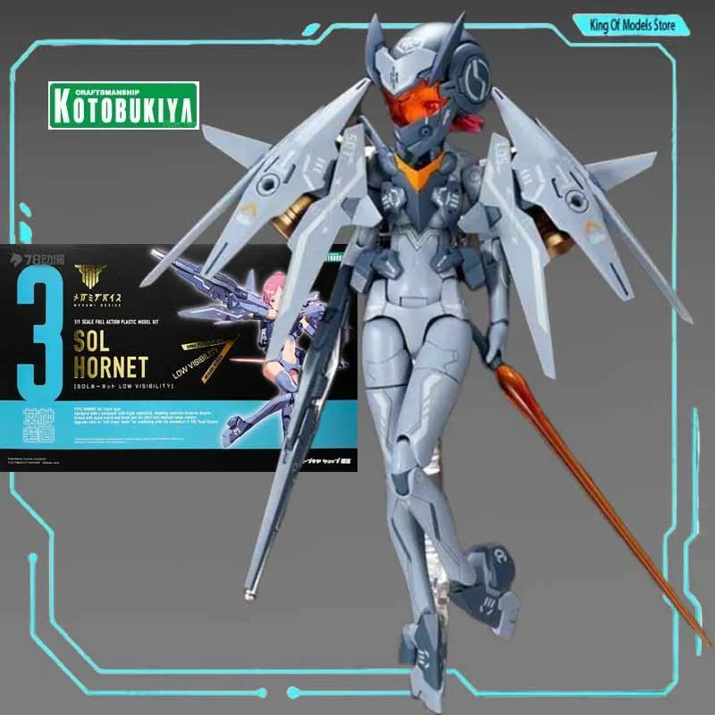 Kotobukiya Original Model Kit MEGAMI DEVICE SOL ROAD RUNNER ASRA ARCHER SHADOW Anime Action Figure Assembly Model Toy for Boys