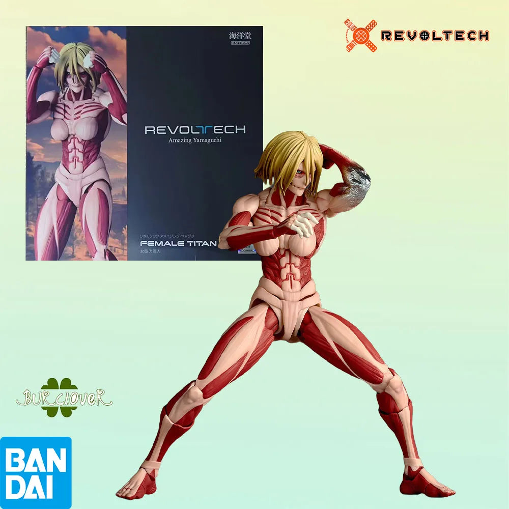 KAIYODO Original AMAZING YAMAGUCHI Attack on Titan The Female Titan Action Figure – Ideal for Boys, Girls, Kids & Christmas