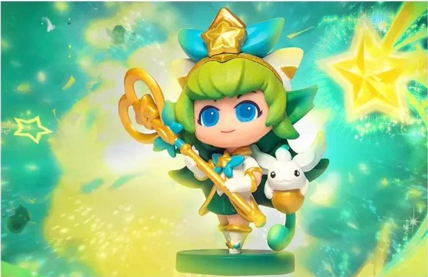 Original LOL League of Legends Lulu Jinx Poppy Janna Star Guardian Game Statues Action Figures Mini Model Toys Gift