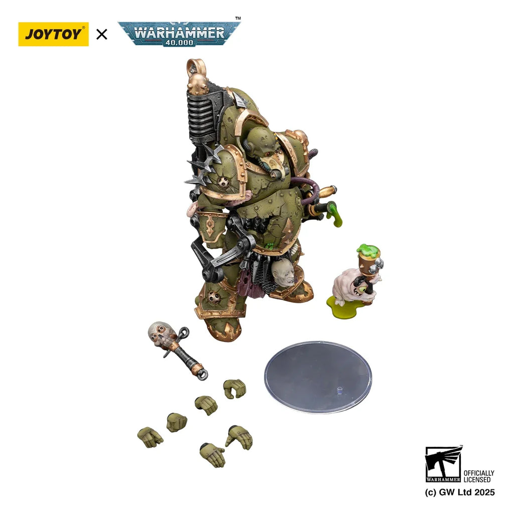 [Pre-order]JOYTOY Warhammer 40,000 1/18 Action Figure Death Guard Foul Blightspawn&Lord of Virulence 2PCS Model