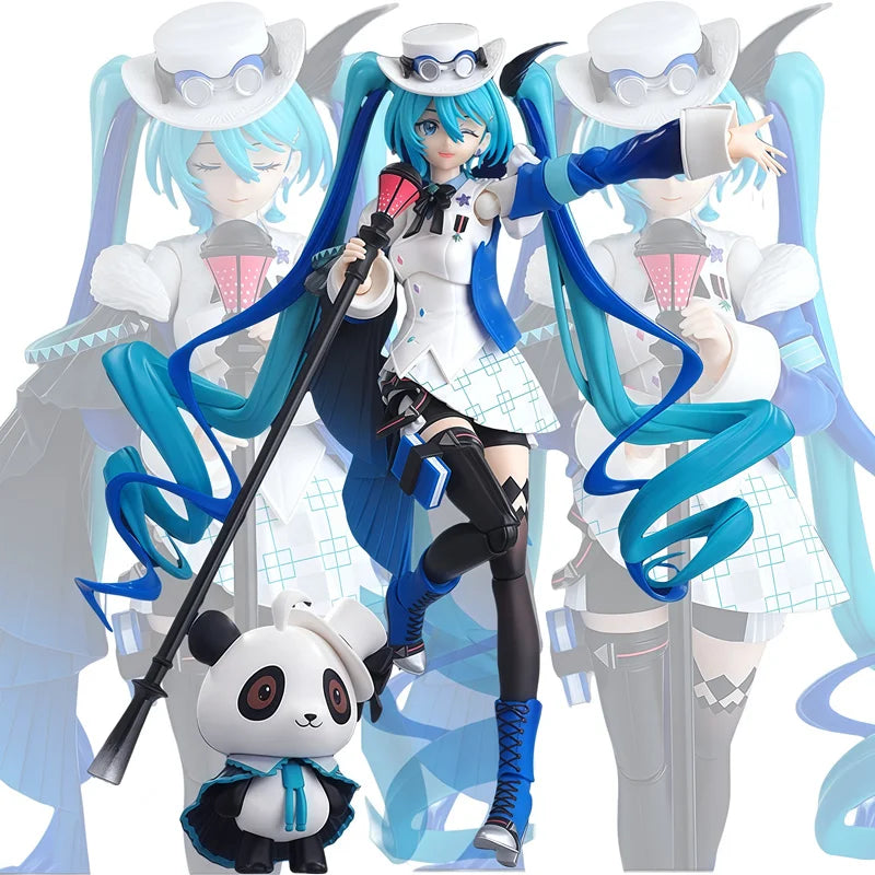 BLOKEES Hatsune Miku The Future Has You series Action Figure Model Assembly Toys Joint Mobility Desktop Ornaments Birthday Gifts