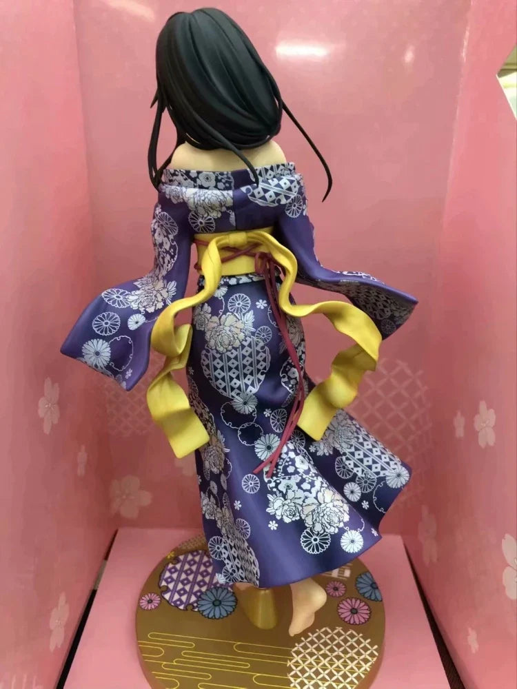 26cm Yukinoshita Yukino Figure Oregairu Standing Pose Yukata Anime Collectible Boxed Desktop Decor Figurine For Otaku Fans