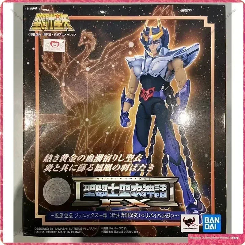 In Stock  Bandai Saint Seiya EX Saint Cloth Myth Phoenix Ikki New Bronze Saint Cloth Action Figure Toy Gifts for Children
