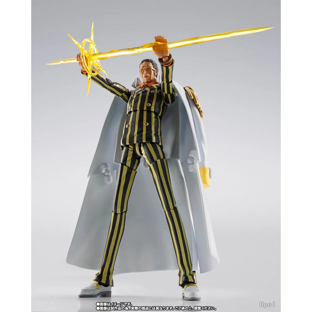 100% Authentic In Stock Bandai S.H.Figuarts One Piece Egghead Island: Kizaru & Monkey D. Luffy Gear 5 Action Figure Model Toy
