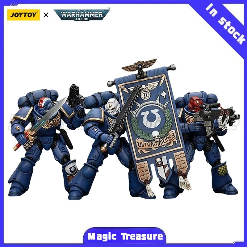 【MT】JOYTOY 1/18 Action Figure Warhammer 40K Ultramarines Heroes of The Chapter Primaris Lieutenant Erastus Posca Castor
