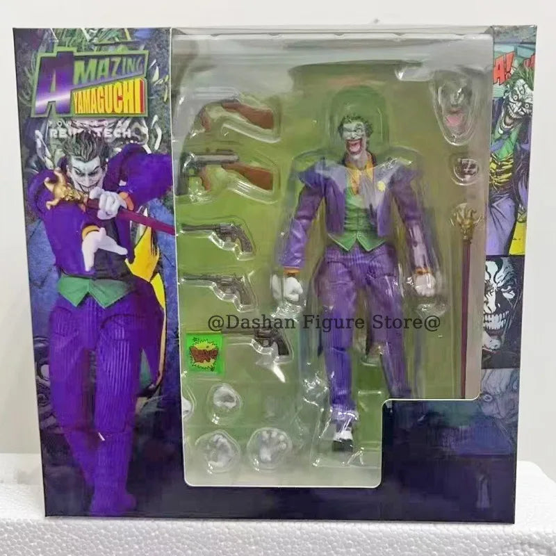 Revoltech Joker Action Figure Kaiyodo Justice League Romeo Figures Amazing Yamaguchi Figurine PVC Comic Collection Model Toys