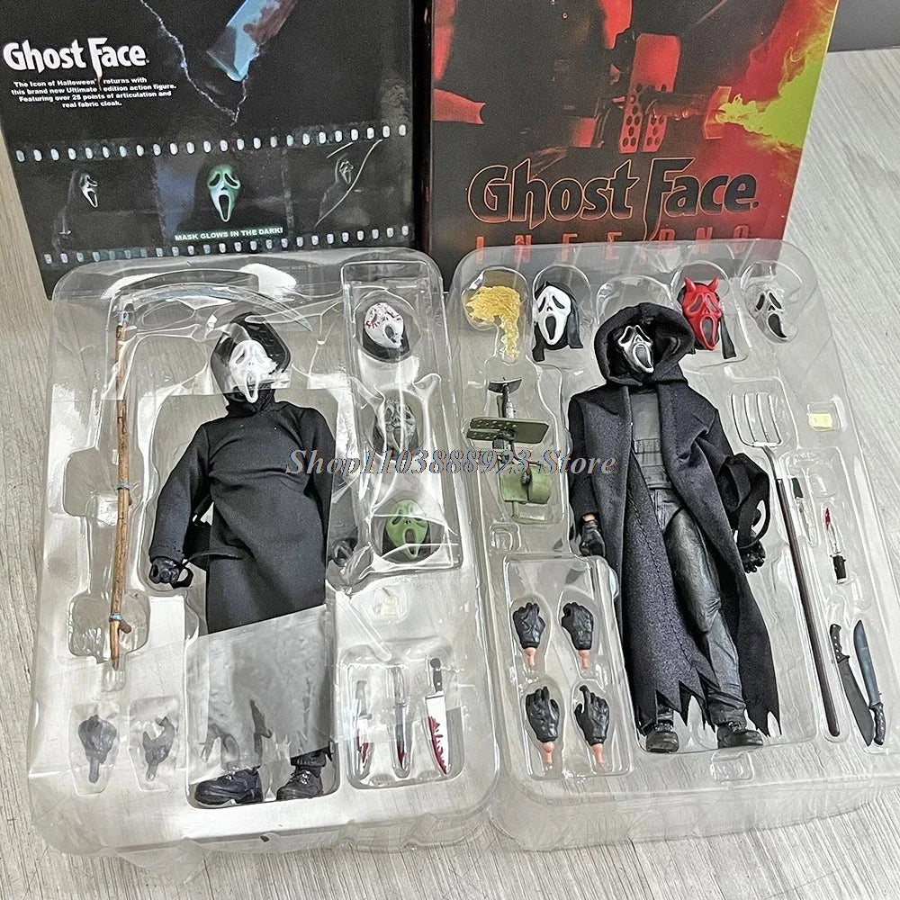 Anime GhostFace Figure Neca Horror Ghost Nun Action Figures Toys Doll for Halloween Party Christmas Gift