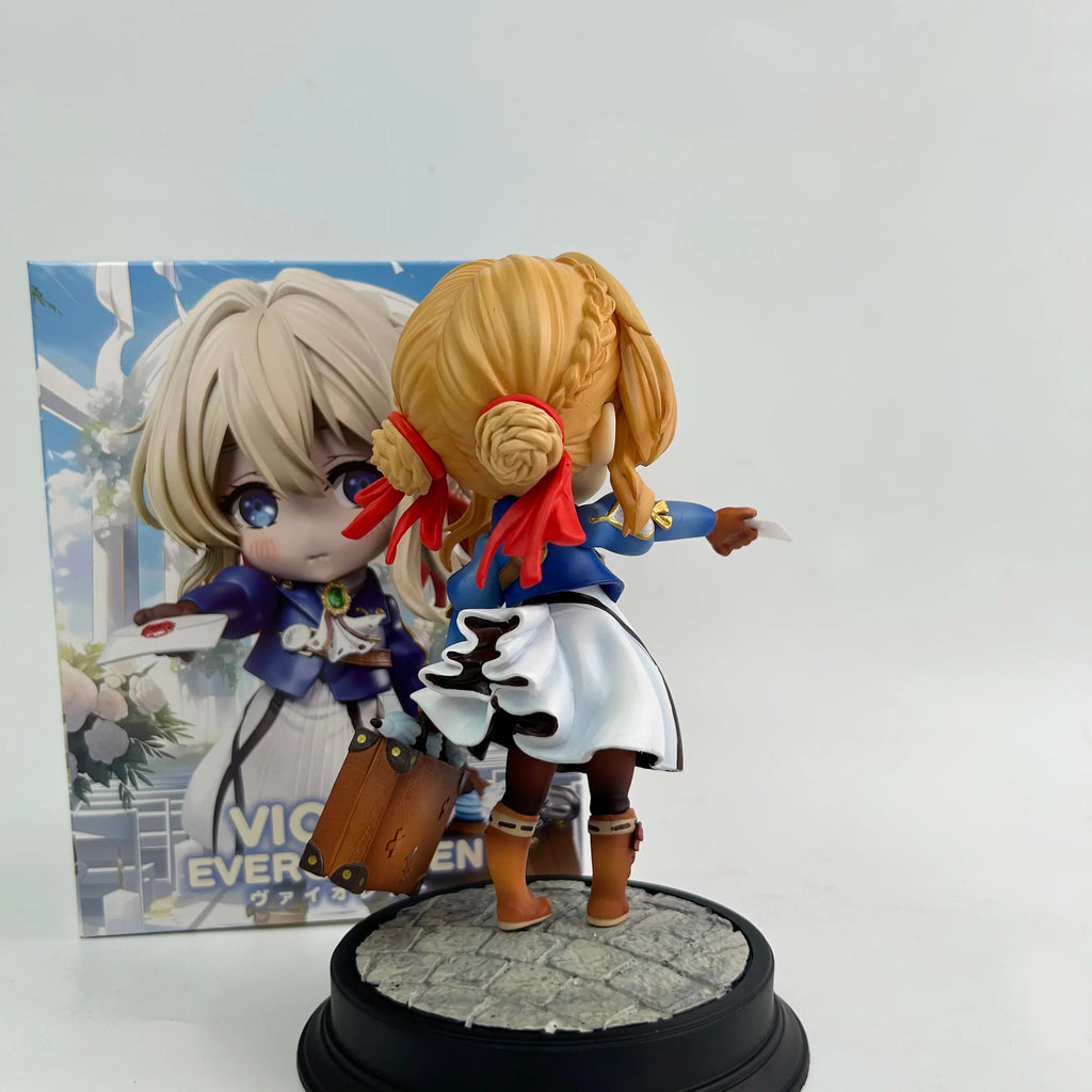 Violet Evergarden Figure Q Version Cute Girls Anime Figures Statue Model Collection Doll Room Decoration Toy Kid Christmas Gifts