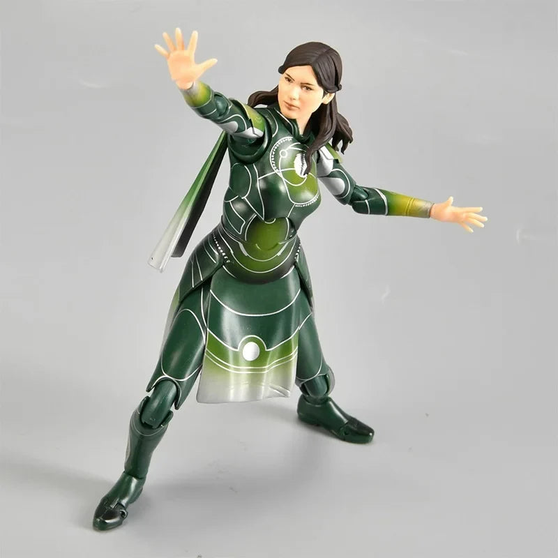 Bandai Original Genuine Eternals Model Kit Anime Figures SHF Sersi Action Figure Collection Model for Kids Toys Christmas Gifts
