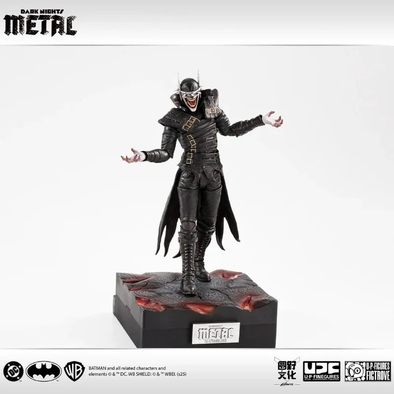 U-P-Finegures Batman Dark Nights: Metal The Batman Who Laughs DCC Model Action Figure Trendy Toys Doll Gift Hobby Collectible