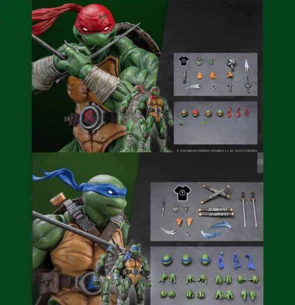 Original Lingjihun 1/12 Ninja Raphael Leonardo Actionfigur PVC Figur Sammelhobby Spielzeug Weihnachtsgeschenk Anime-Fans auf Lager
