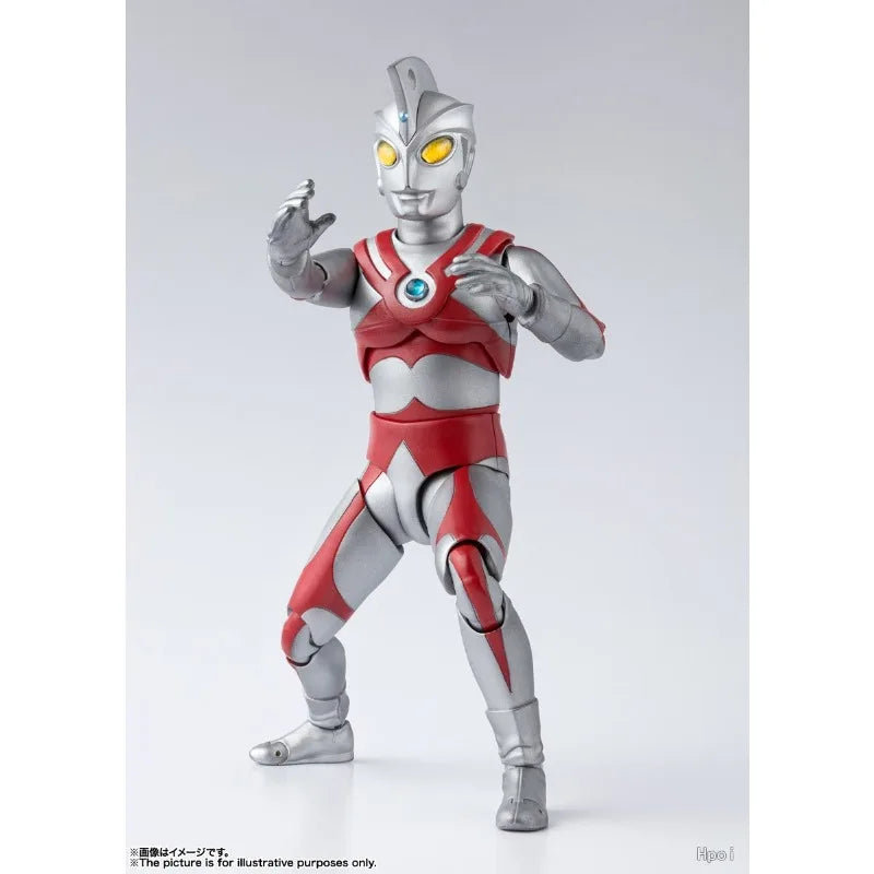 BANDAI Original S.H.Figuarts Action Figure Series Ultraman Ace Action Figure Model Toys Movable Model Ornaments Gifts Fo Boys
