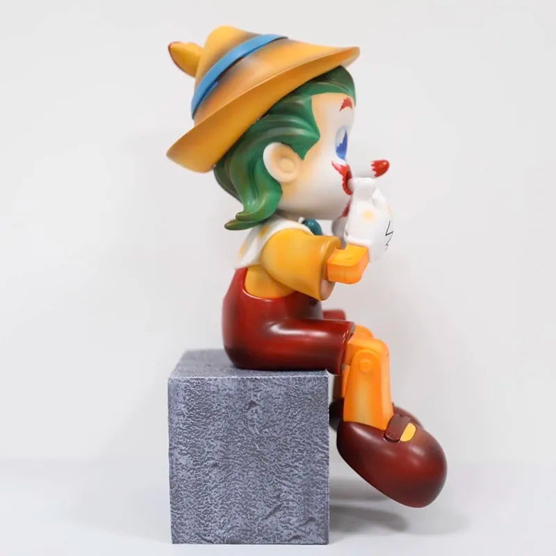 Pinocchio Figure 30cm The Joker Action Figuras Suicide Squad Manga Figurine Anime PVC Collection Model Doll Toys Gift for Kids