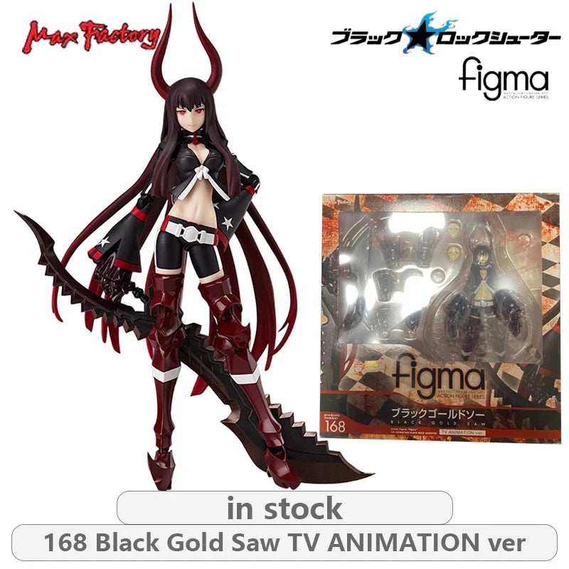Max Factory Original FIGMA Black Rock Shooter  Series SP041 Black Rock Shooter\SP040 BRSB Anime Action Figure Model Toys