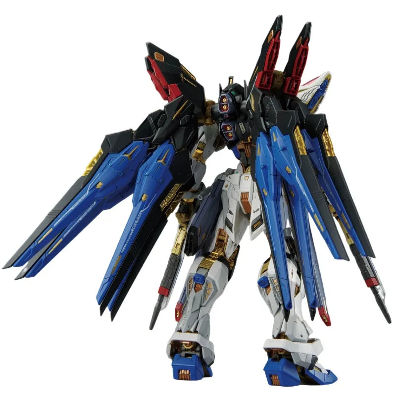 In Stock Bandai Original MGEX 1/100 GUNDAM Anime Model STRIKE FREEDOM GUNDAM WING Action Figure Assembly Model Robot Toy Gift