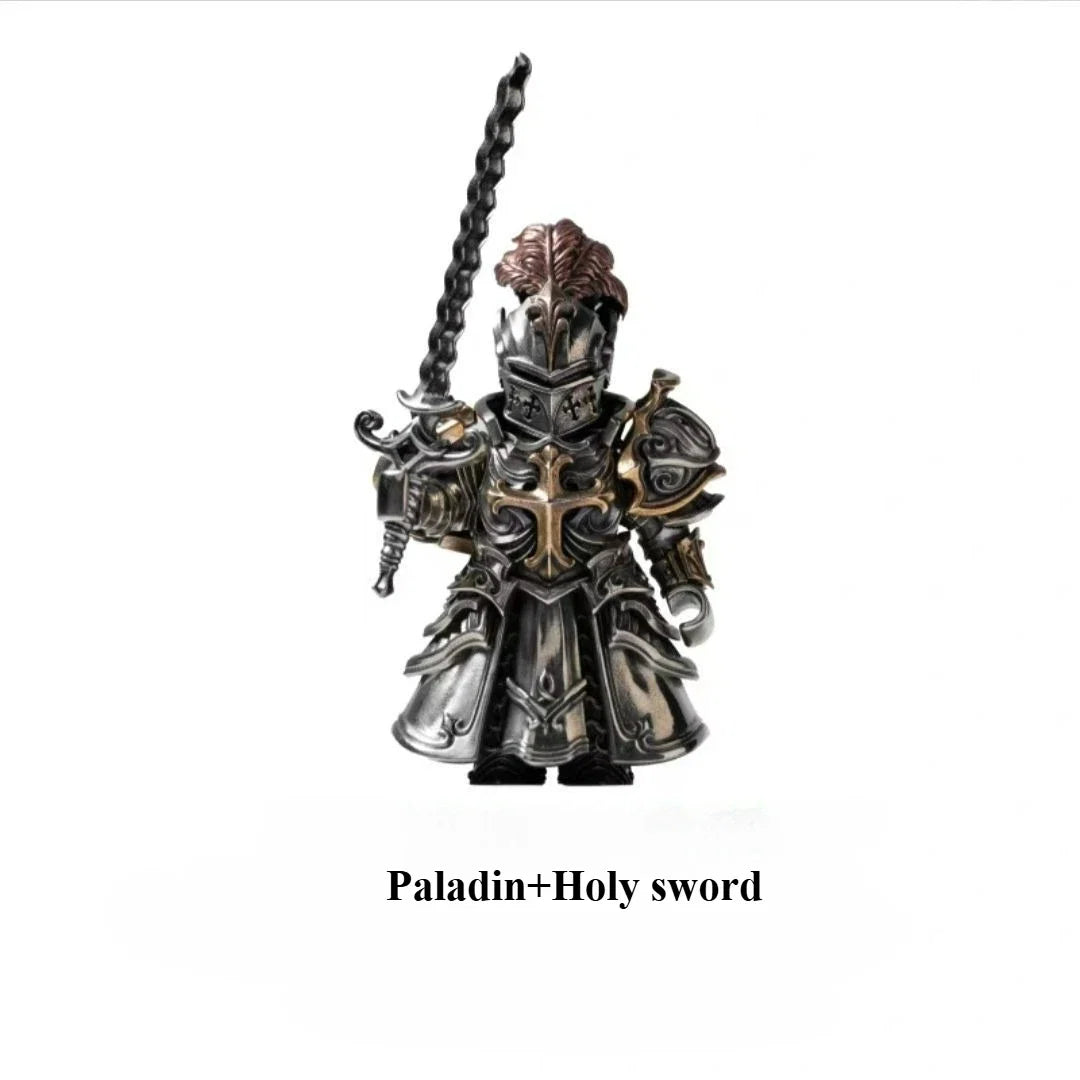 Paladin Magnetic Detachable Metal Figurine Desktop Decoration Copper Pendant Handle Figurine small gifts and souvenirs